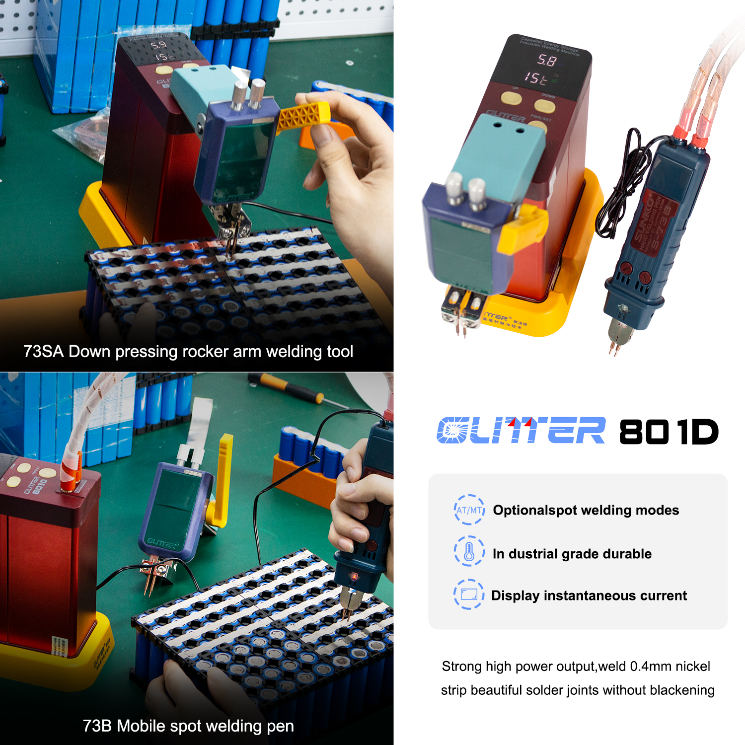 GLITTER SPOT WELDING MACHINE 801D WITH 73B - Image 6